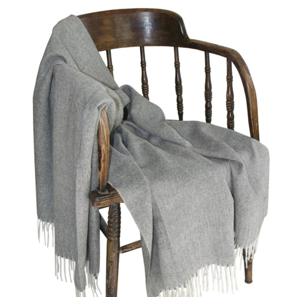 Baby Alpaca Espiga Blanket. Made in Peru